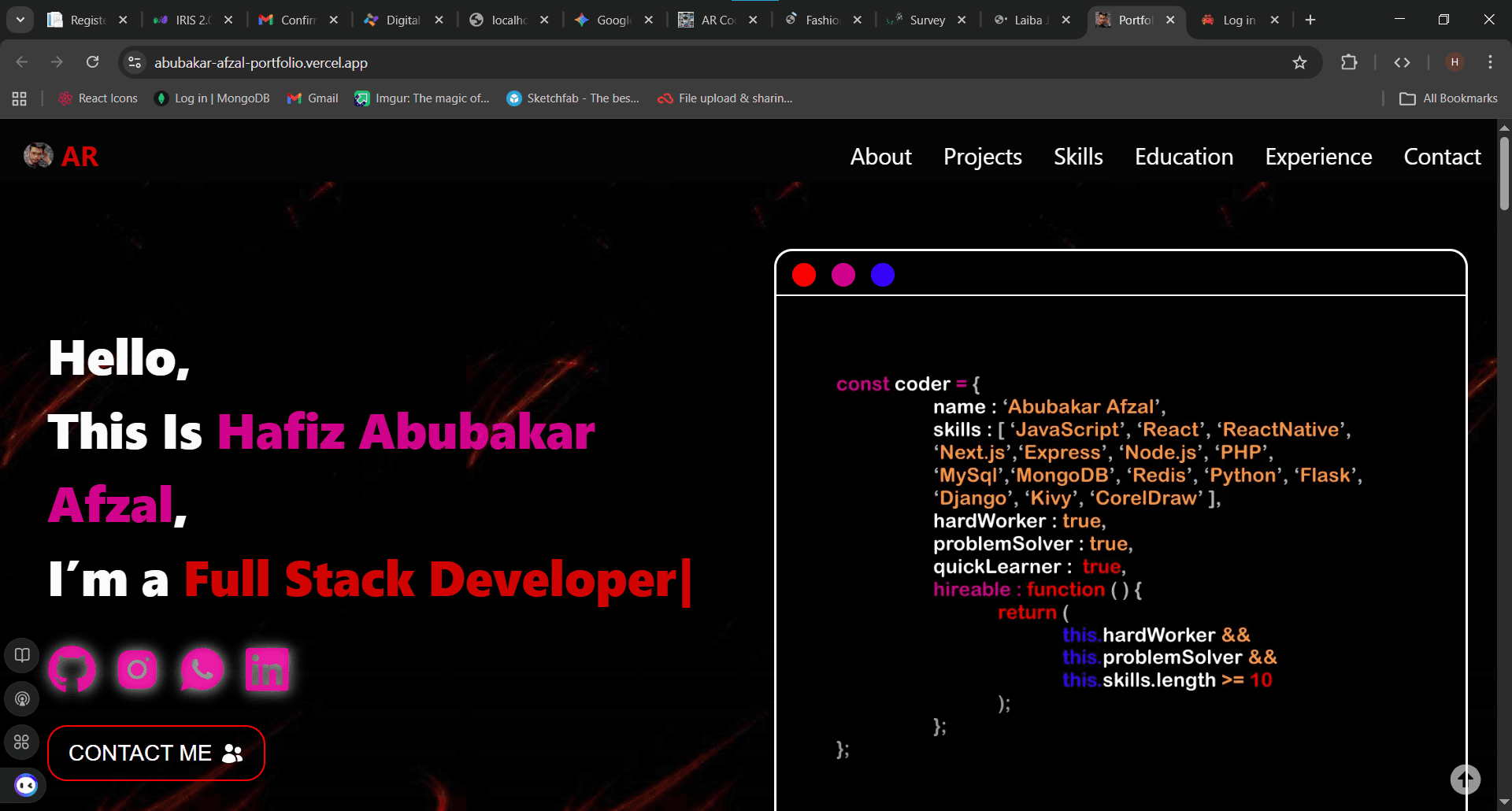 Previous Portfolio